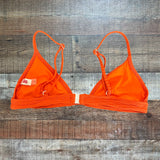 Solid & Striped Orange Swimsuit Top - Size M