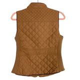 Love Tree Camel Quilted Vest- Size S