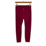 Lululemon Wine Leggings- Size 8 (Inseam 25”)