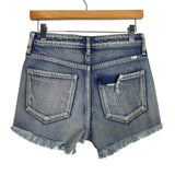 KanCan Distressed Raw Hem Jean Shorts- Size XS