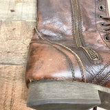 Steve Madden Brown Lace Up Boots- Size 8.5 (see notes)