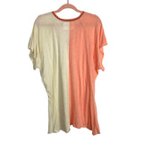 Pitusa White and Pink Cover Up/Mini Dress- Size Petite (fits like small)