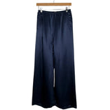 J Crew Navy Silky Drawstring Wide Leg Pants- Size XS
