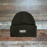 Yeti Adult Black Beanie