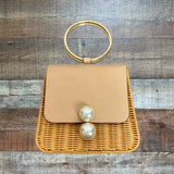 Pamela Munson Handbag with Pearl Magnetic Closure (LIKE NEW, sold out online)