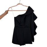 Ava Presley Black One Shoulder Romper NWT - Size 2