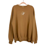 The Post Light Brown Sweatshirt- Size ~XL (see notes, no size tag, fits like an extra large)