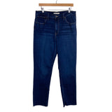 Levi Strauss Raw Hem 724 High Rise Straight Jeans- Size 33 (Inseam 29”)
