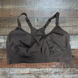 Cake Maternity Black with Back Keyhole Racerback Nursing Bra- Size L