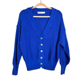 FP Beach Royal Blue Cardigan - Size S (We Have Matching Bottoms!)