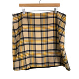 Skies are Blue Yellow Plaid Skirt- Size 1X (we have matching blazer jacket)