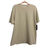 BYLT Premium Basics Ivory Lux Relaxed Boyfriend Tee NWT- Size M