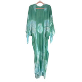 Free People Green/Blue/White Tie Dye Kimono NWT- Size OS (see notes)