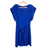 Eliza J Blue Belted Dress- Size 14