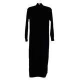 Express Black Turtleneck Sweater Dress with Slit- Size XS