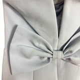 River Island Blue Strapless Back Bow Cocktail Dress NWT- Size UK 8 (see notes)