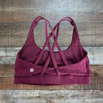 Lululemon Plum Sports Bra- Size 4