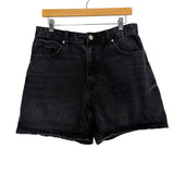 ZARA Black Denim Shorts- Size 10
