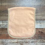 Cloud Island Pink with Gray Trim Burp Cloth