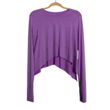 Free People Movement Purple Long Sleeve Hi-Lo Thumb Hole Top- Size S