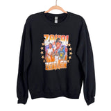 Gildan Black Zakai Zeigler Crewneck Sweatshirt - Size S