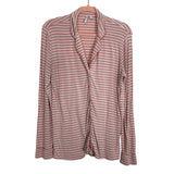 Nordstrom White/Pink Striped Pajama Set - Size S