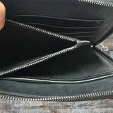 Giorgio Armani Milano Black Zip Around Wallet with Wrist Strap (LIKE NEW)