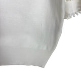 Strut & Bolt White Ruffle Sleeve Top - Size S (See Notes)