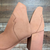 Steve Madden Chaya Pink Leather Booties- Size 9 (see notes)