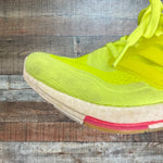 Adidas Neon Yellow Ultraboost Sneakers - Size 7.5 (See Notes)