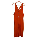 En Creme Orange Button Front Wide Leg Jumpsuit NWT- Size S (sold out online)