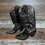 Dan Post Black Cowgirl Boots- Size 6 (see notes)