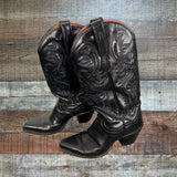 Dan Post Black Cowgirl Boots- Size 6 (see notes)