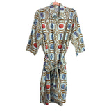 Holly Shae Design Shell Print Belted Dress- Plus Size (fits like 18, sold out online)