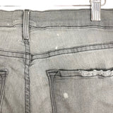 FRAME Grey Distressed Skinny Jeans- Size 25 (see notes, Inseam 28")
