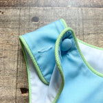 Shrimp & Grits Kids Blue Embroidered Turtle Bubble- Size 3M (see notes, sold out online, we have matching dress)