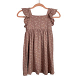 Rylee + Cru Tan Floral Dress- Size 8-9 Years (see notes)