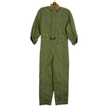 Jonathan Simkhai Green Jumpsuit with Belt- Size 0