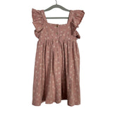 Rylee + Cru Tan Floral Dress- Size 4-5 Years (see notes)