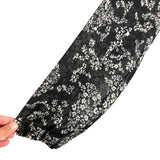 No Brand (Jane Fashion) Black and White Floral Sheer Top and Sleeve Dress- Size S