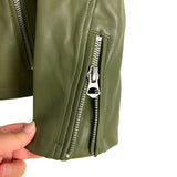 Scoop Green Faux Leather Jacket- Size S (sold out online)