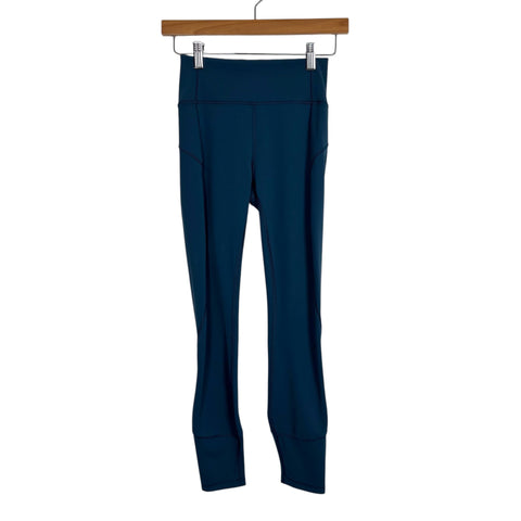 Lululemon Blue Leggings - Size 4 (Inseam 24")