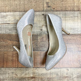 INC International Concepts Silver Rhinestone Pumps- Size 7.5 (see notes)