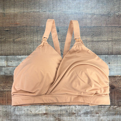 Spanx Blush Surplice Pullover Padded Nursing Bra- Size L