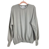 The Laundry Room Gray Jump Jumper Sweatshirt NWT- Size L