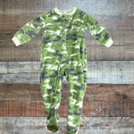 Gerber Camo Fleece Zip Up Footie Outfit- Size 18M