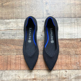 Rothys Black Pointed Ballet Flats- Size 9 (BRAND NEW CONDITION)