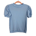Be Elizabeth Light Blue Puff Sleeve Top - Size 8 Girls