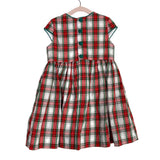 Bailey Boys Classics Red/Green/Black Plaid Cap Sleeve with Tulle Lining Dress- Size 3T