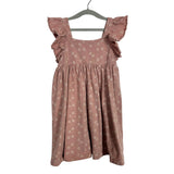 Rylee + Cru Tan Floral Dress- Size 4-5 Years (see notes)